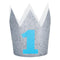 Buy 1st Birthday First Birthday Crown - Blue sold at Party Expert