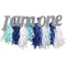 Buy 1st Birthday High Chair Deco Fringe Tissue - Blue sold at Party Expert