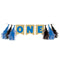 Buy 1st Birthday Moose Buffalo Plaid One Banner With Tassels sold at Party Expert