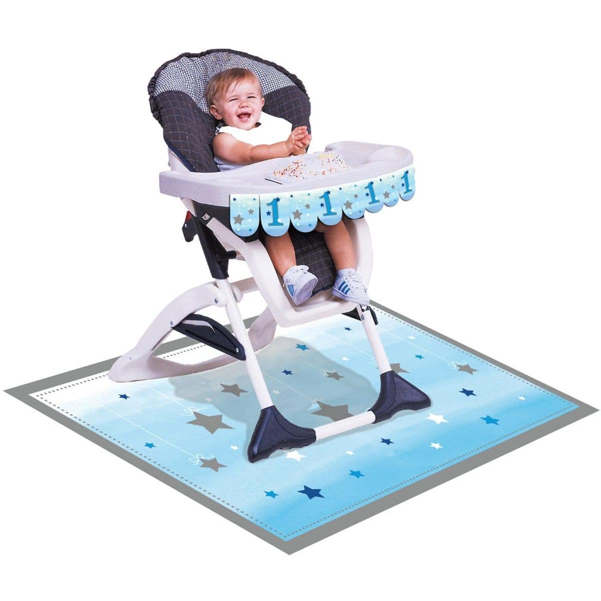 Buy 1st Birthday One Little Star Boy - High Chair Kit sold at Party Expert
