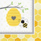 CREATIVE CONVERTING Baby Shower Bumblebee Baby Lunch Napkins, 16 Count