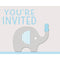 Buy Baby Shower Little Peanut Blue invitations, 8 per package sold at Party Expert