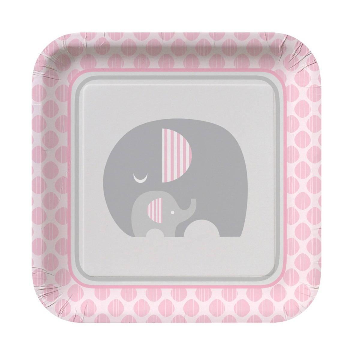 Buy Baby Shower Little Peanut Pink paper plates 9 inches, 8 per package sold at Party Expert
