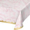 Buy Baby Shower Oh Baby Marble Pink Tablecover sold at Party Expert