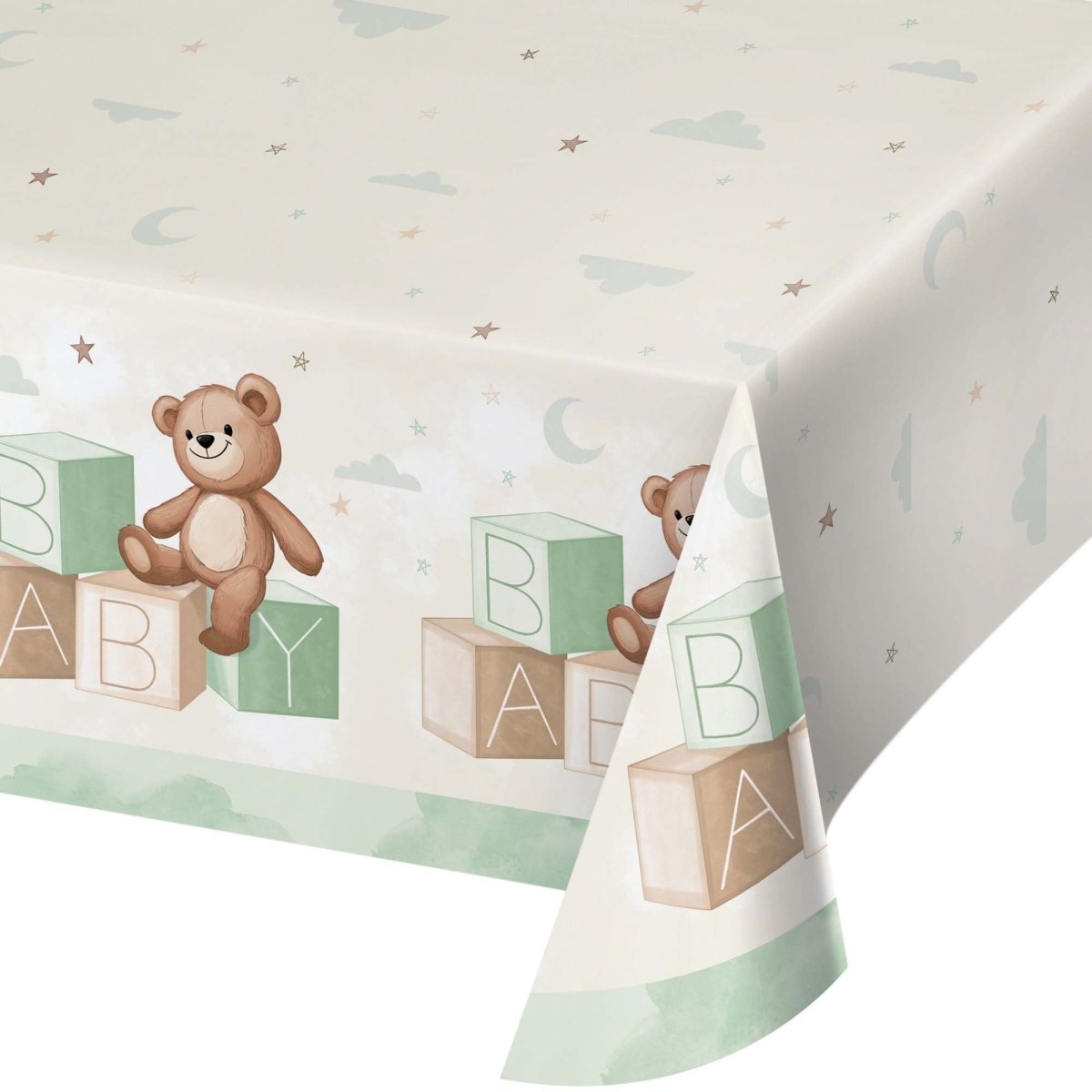 Striscione Decorativo Per Baby Shower – Elefante Grigio 152 Cm – Banner Festa In Plastica