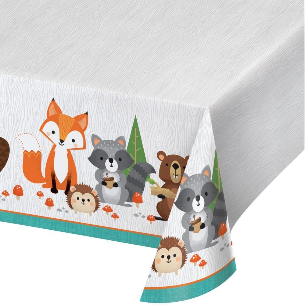 Buy Baby Shower Woodland Animals tablecover sold at Party Expert