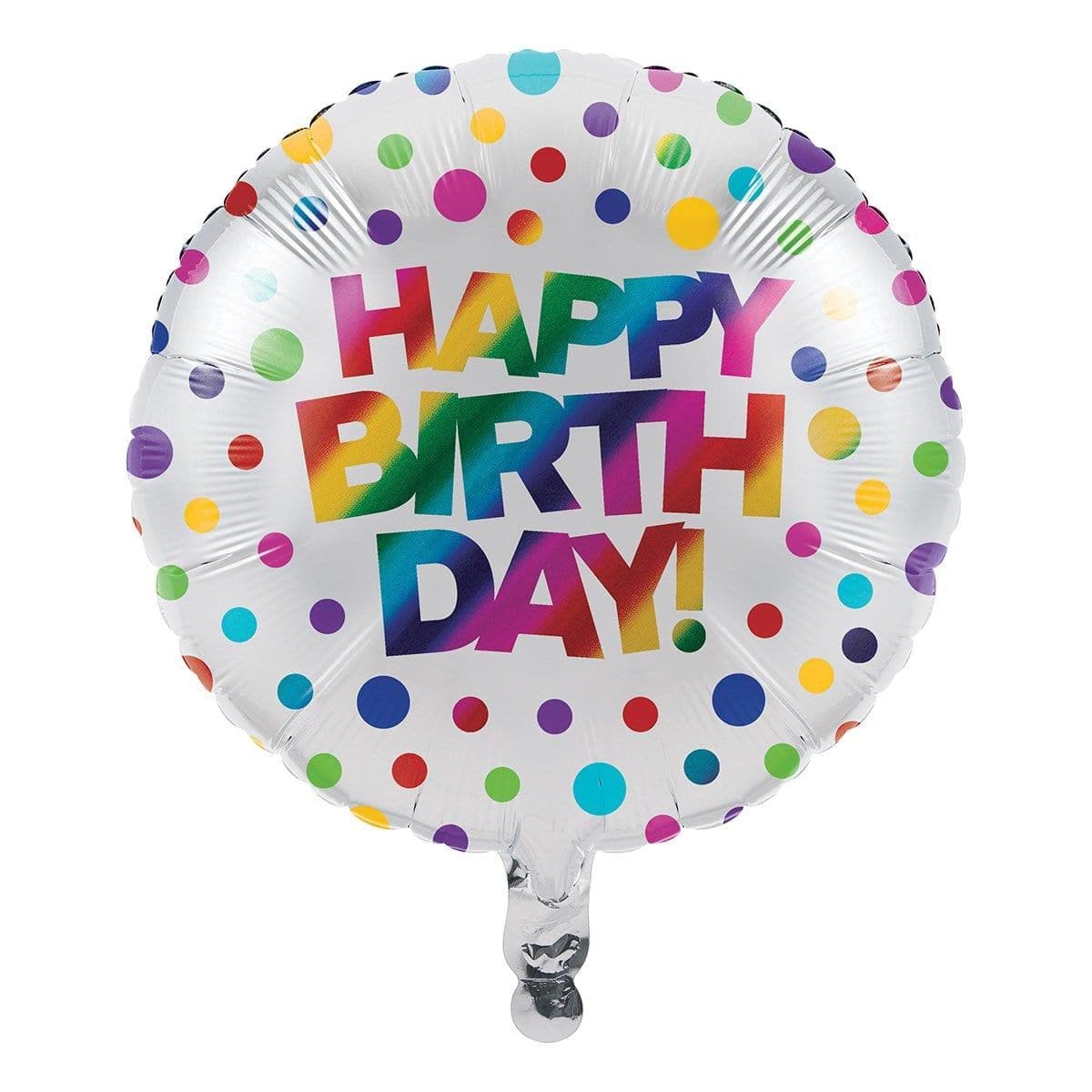 Buy Balloons Rainbow Birthday Foil Balloon, 18 Inches sold at Party Expert