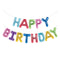 Buy Balloons Rainbow Happy Birthday Foil Balloon Banner sold at Party Expert