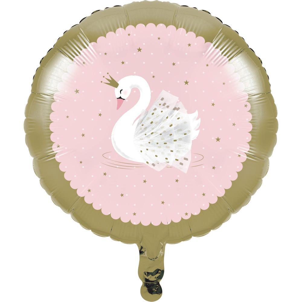 Buy Balloons Swan Party Foil Balloon, 18 Inches sold at Party Expert