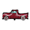Buy Balloons Vintage Red Truck Supershape Balloon sold at Party Expert