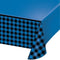 Buy Everyday Entertaining Blue Buffalo Plaid Tablecover sold at Party Expert