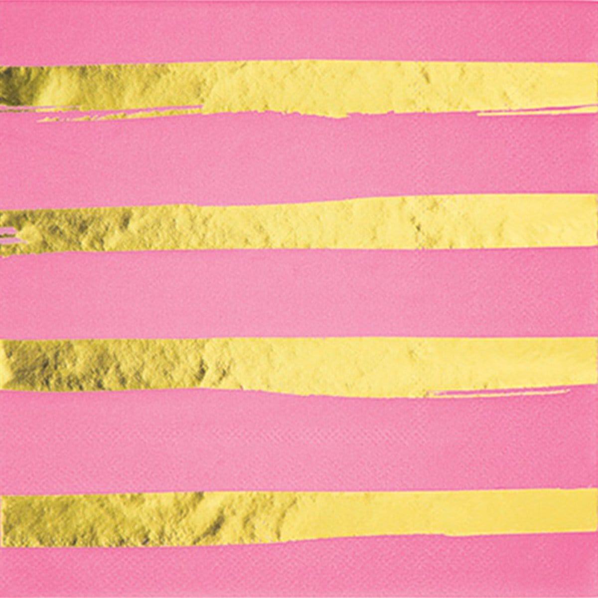 Buy Everyday Entertaining Candy Pink Lunch Napkins, 16 per Package sold at Party Expert