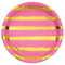 Buy Everyday Entertaining Candy Pink Paper Plates 9 Inches, 8 per Package sold at Party Expert