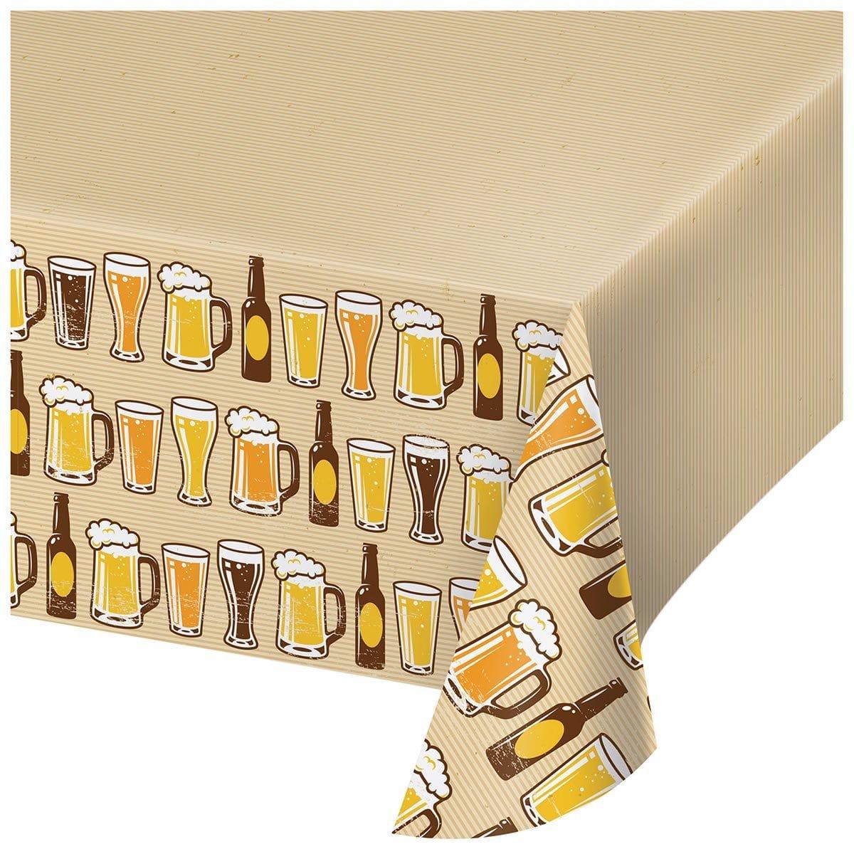 Buy Everyday Entertaining Cheers & Beers Tablecover sold at Party Expert