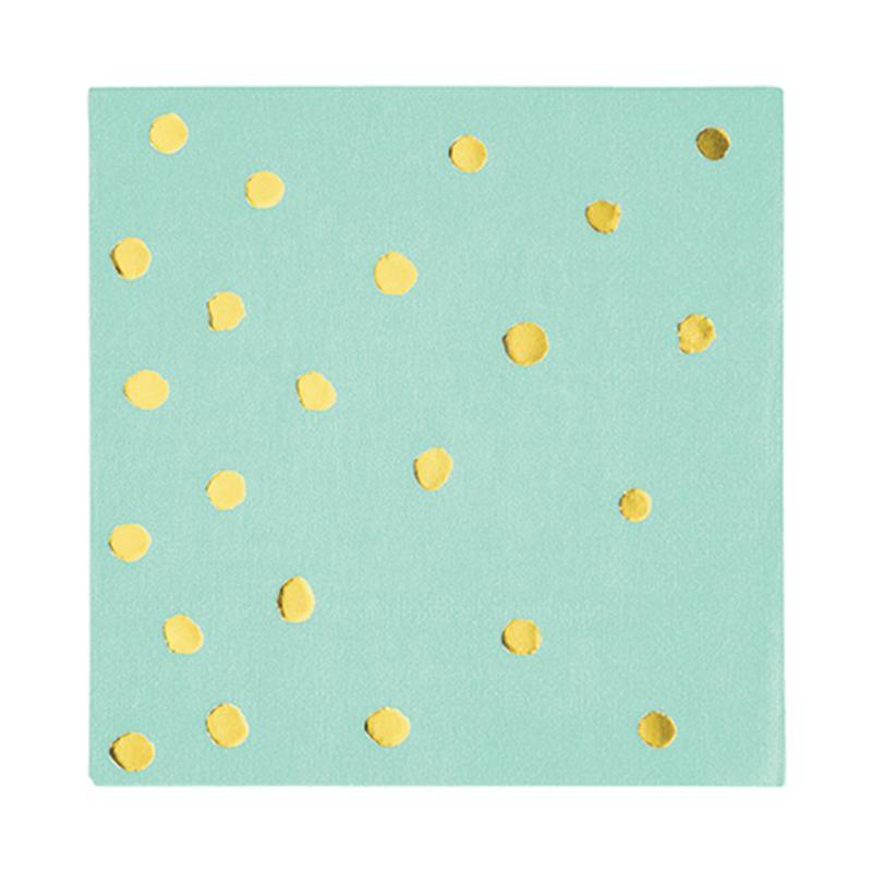 Buy Everyday Entertaining Fresh Mint Beverage Napkins, 16 per Package sold at Party Expert
