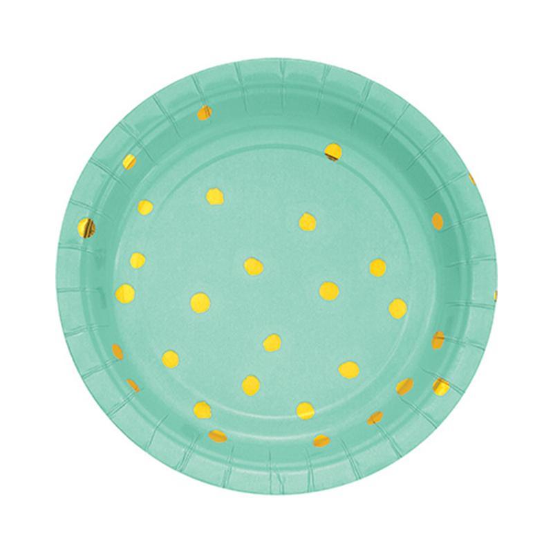 Buy Everyday Entertaining Fresh Mint Paper Plates 7 Inches, 8 per Package sold at Party Expert