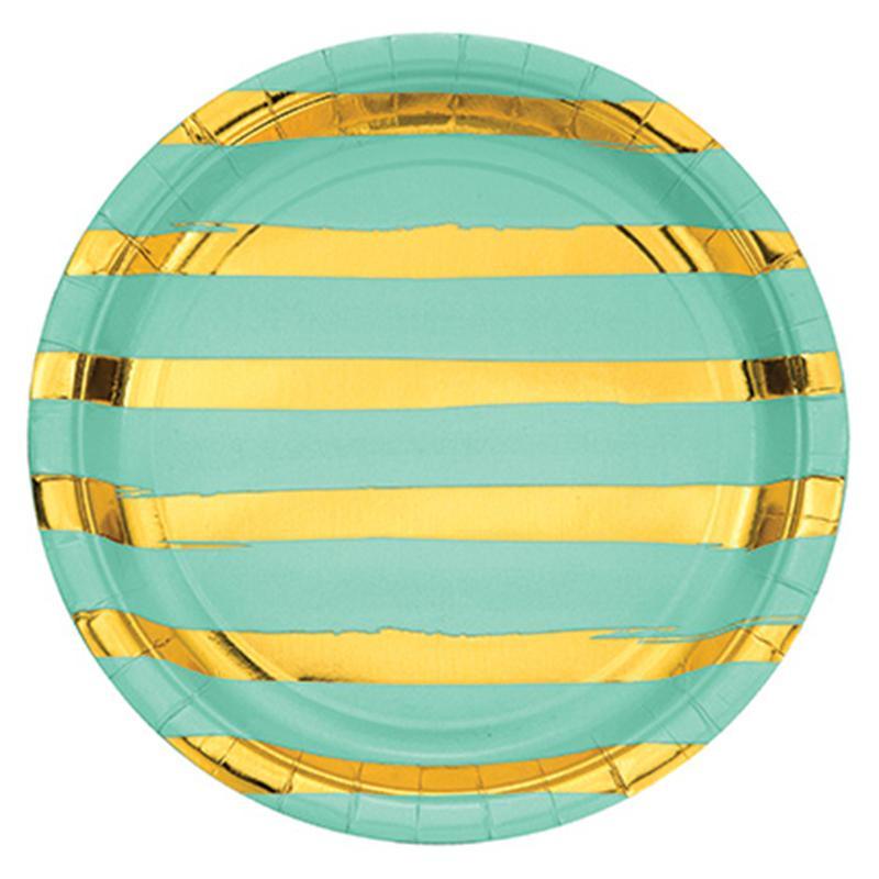 Buy Everyday Entertaining Fresh Mint Paper Plates 9 Inches, 8 per Package sold at Party Expert