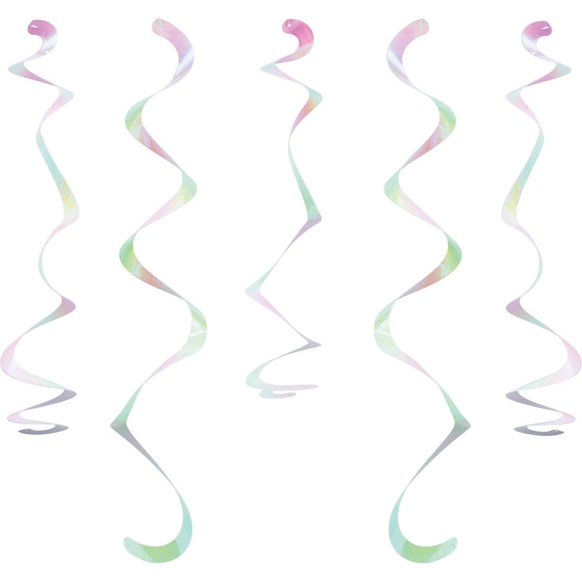 Buy Everyday Entertaining Iridescent Swirl Decorations, 10 per Package sold at Party Expert