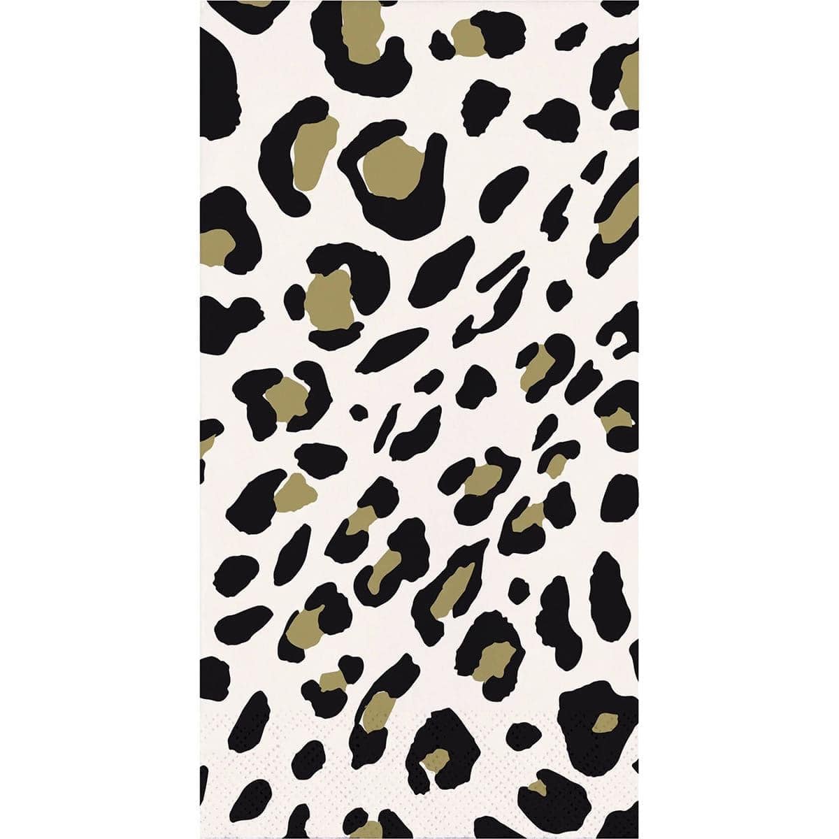 CREATIVE CONVERTING Everyday Entertaining Leopard Guest Napkins, 16 Count