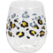CREATIVE CONVERTING Everyday Entertaining Leopard Wine Glass, Plastic, 14 oz