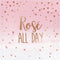 Buy Everyday Entertaining Rosé All Day Rosé Lunch Napkins, 16 per Package sold at Party Expert