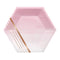 Buy Everyday Entertaining Rosé All Day Striped Paper Plates 8 Inches, 8 per Package sold at Party Expert