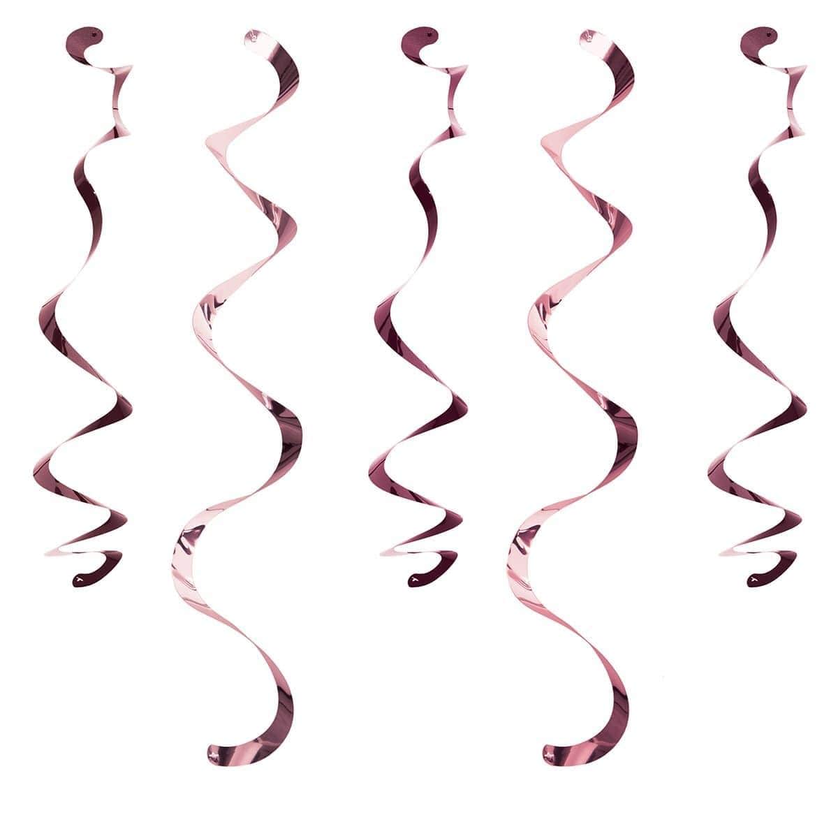 Buy Everyday Entertaining Rosé All Day Swirl Decorations, 10 per Package sold at Party Expert