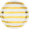 Buy Everyday Entertaining White & Gold Paper Plates 9 Inches, 8 per Package sold at Party Expert