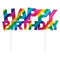 Buy General Birthday Rainbow Foil Birthday - Happy Birthday Cake Topper sold at Party Expert