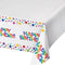 Buy General Birthday Rainbow Foil Birthday - Tablecover 54 X 102 In. sold at Party Expert