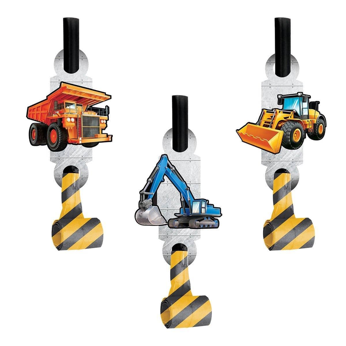 Buy Kids Birthday Big Dig Construction blowouts, 8 per package sold at Party Expert