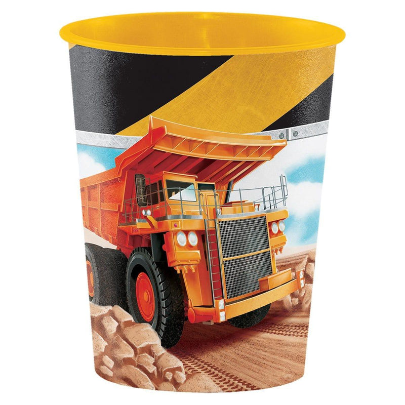 Buy Kids Birthday Big Dig Construction plastic favor cup sold at Party Expert