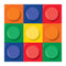 Buy Kids Birthday Block Party beverage napkins, 16 per package sold at Party Expert