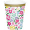 CREATIVE CONVERTING Kids Birthday Floral Tea Party Paper Cups, 9 oz, 8 Count