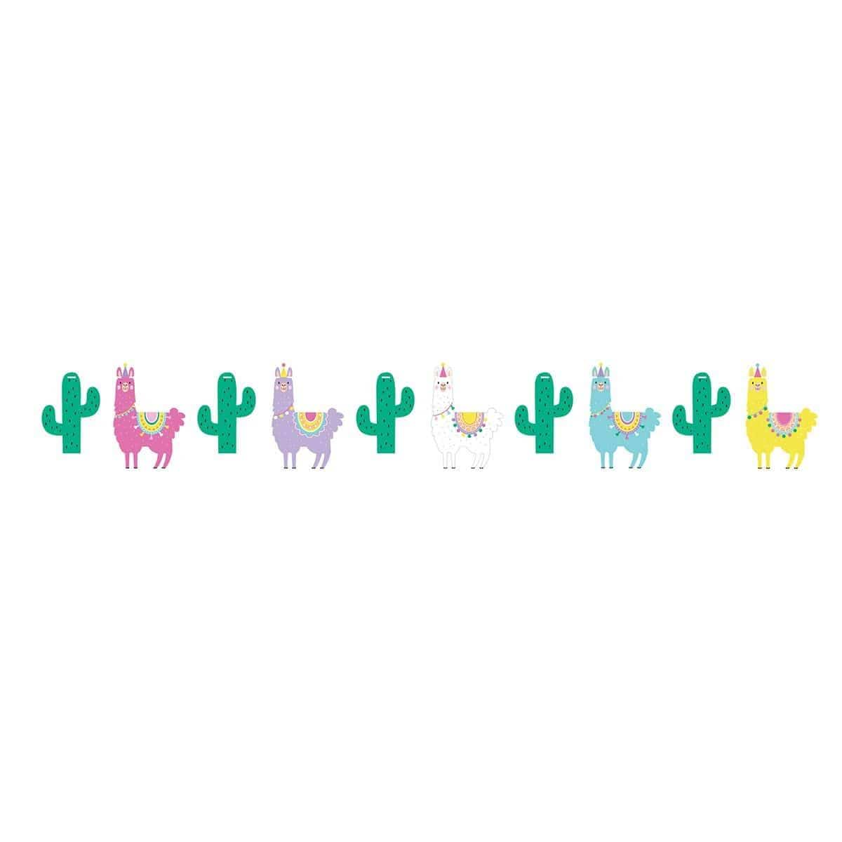 Buy Kids Birthday Llama Party banner sold at Party Expert