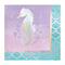 Buy Kids Birthday Mermaid Shine beverage napkins, 16 per package sold at Party Expert