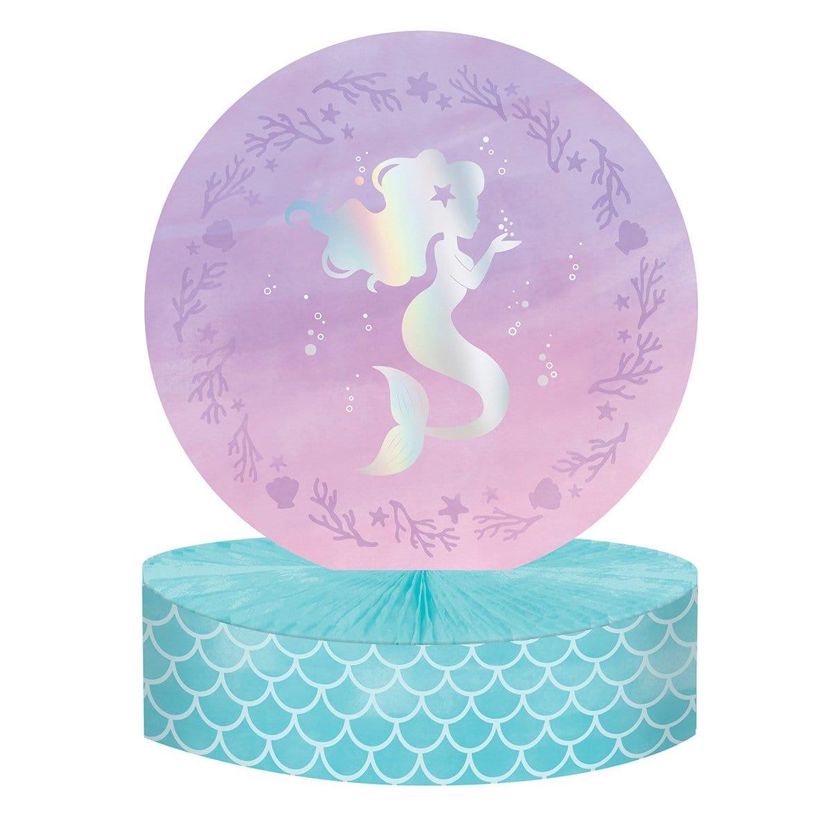 Buy Kids Birthday Mermaid Shine centerpiece sold at Party Expert