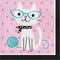 Buy Kids Birthday Purr-fect Party lunch napkins, 16 per package sold at Party Expert