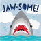 Buy Kids Birthday Shark Party Lunch Napkins, 16 Count sold at Party Expert