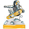 CREATIVE CONVERTING Kids Birthday Space Skateboard Honeycomb Centerpiece