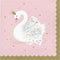 Buy Kids Birthday Swan Party lunch napkins, 16  per package sold at Party Expert