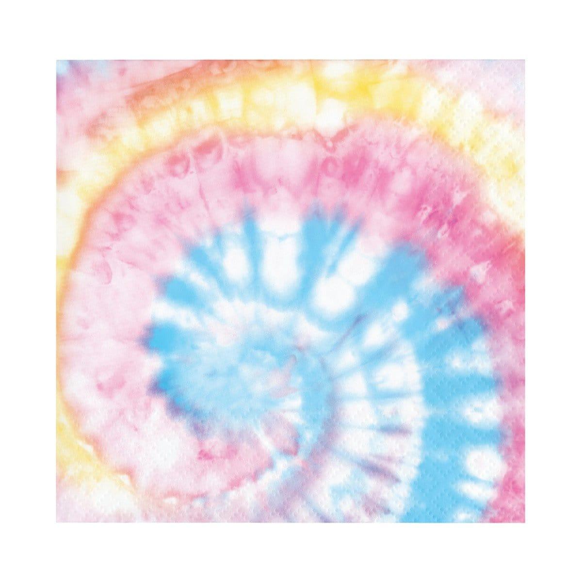 Buy Kids Birthday Tie Dye Party Beverage Napkins, 16 Count sold at Party Expert