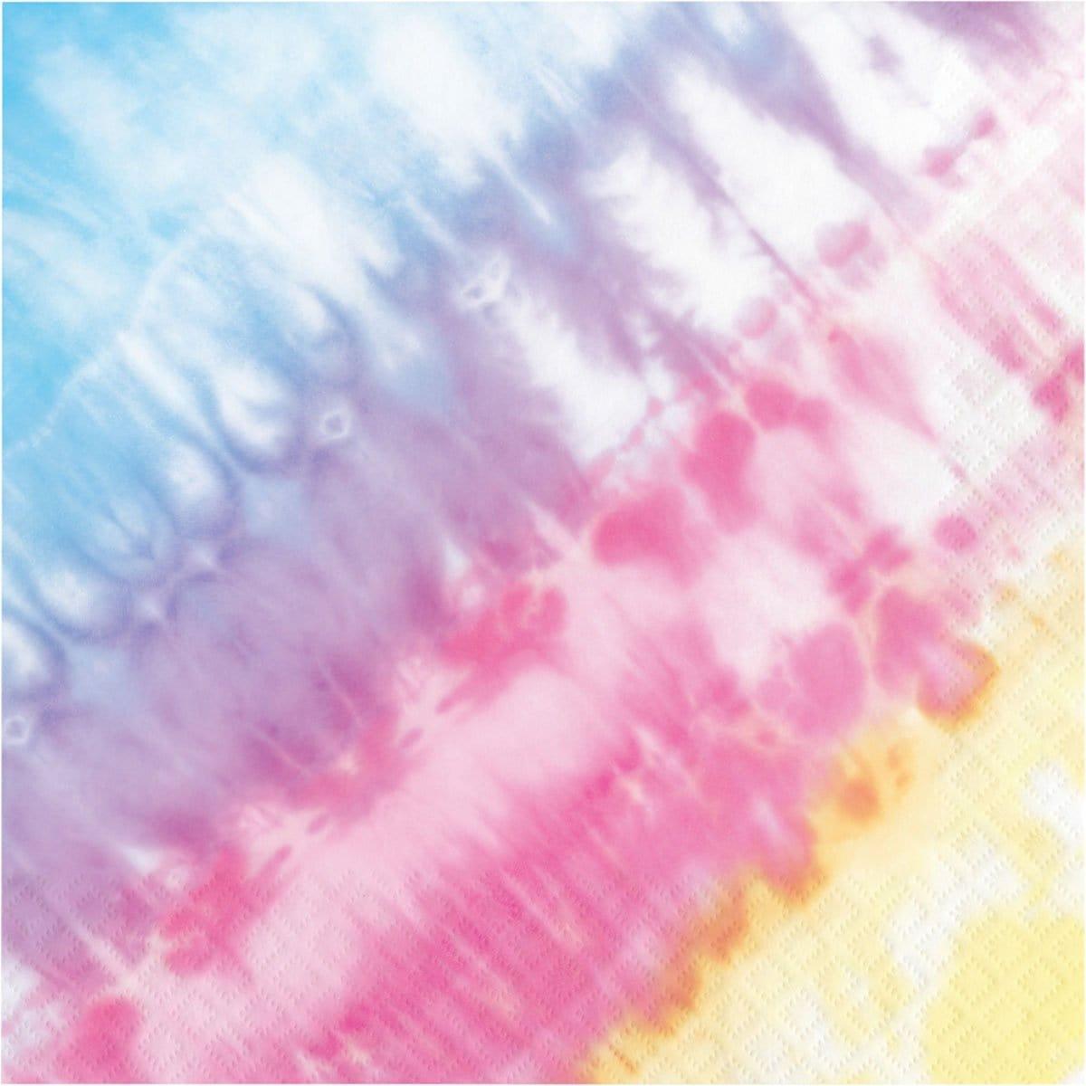 Buy Kids Birthday Tie Dye Party Lunch Napkins, 16 Count sold at Party Expert