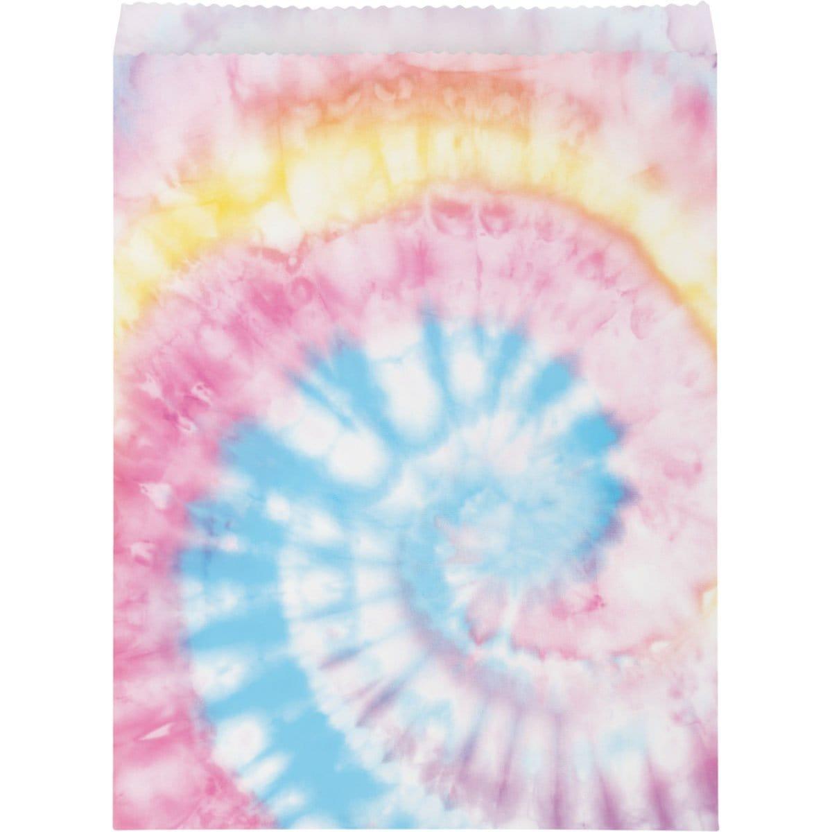 Buy Kids Birthday Tie Dye Party Treat Bags, 8 Count sold at Party Expert