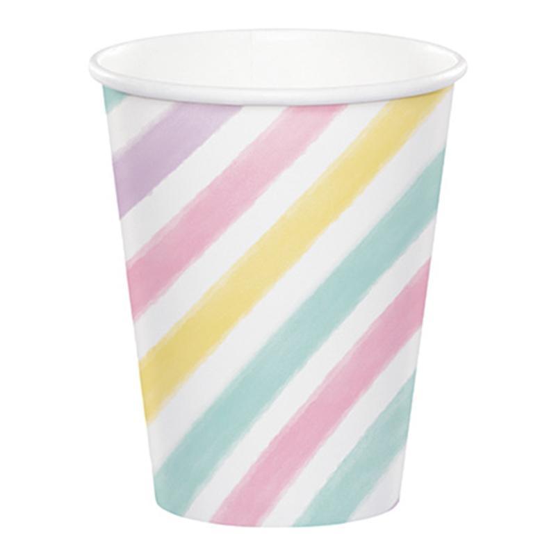 Buy Kids Birthday Unicorn Sparkle paper cups 9 ounces, 8 per package sold at Party Expert