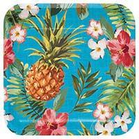 Buy Theme Party Aloha Paper Plates 9 Inches, 8 per Package sold at Party Expert
