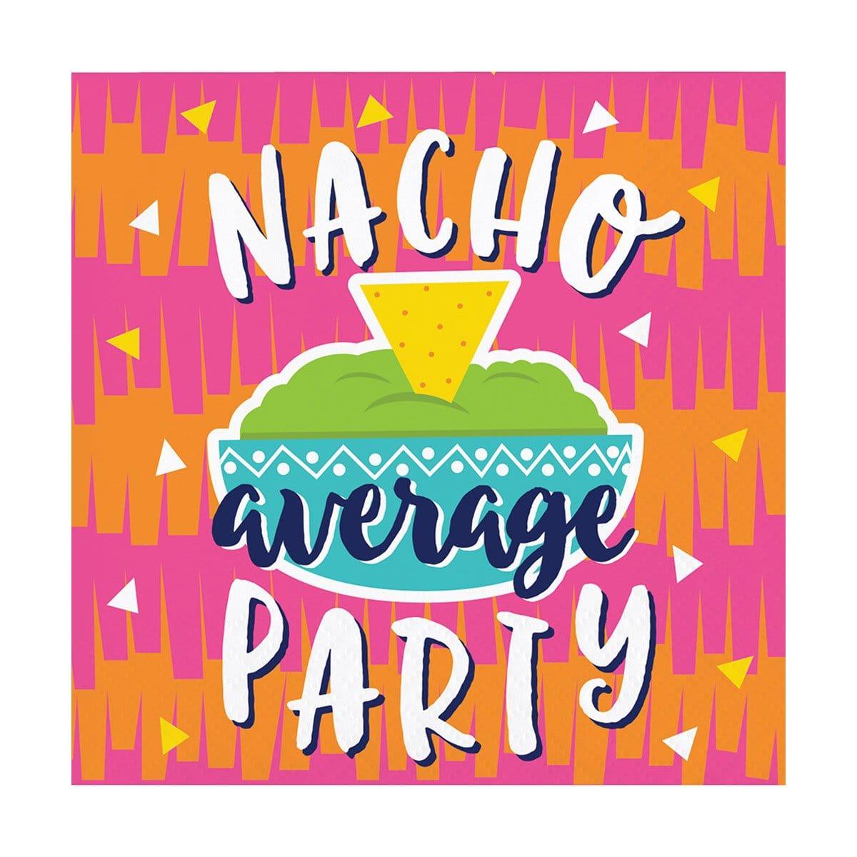 Buy Theme Party Mexican Fiesta Nacho Beverage Napkins, 16 per Package sold at Party Expert