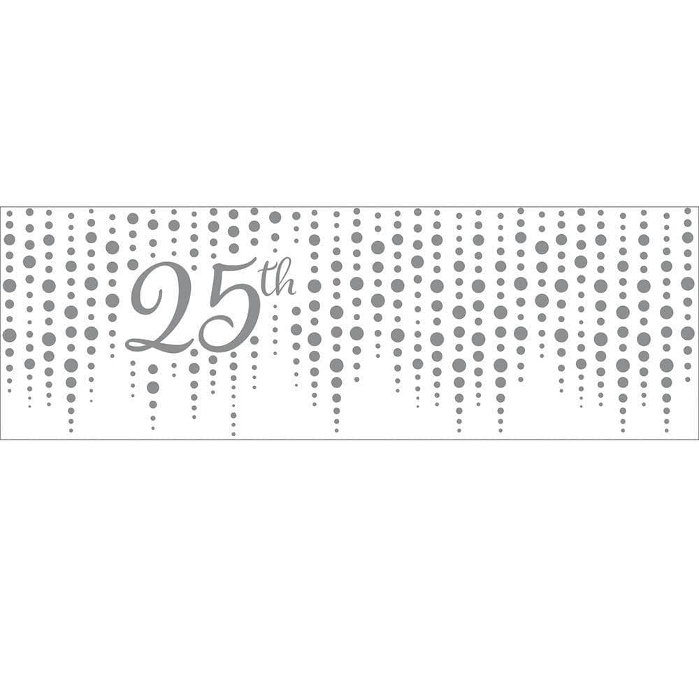 Buy Wedding Anniversary 25th Anniversary banner sold at Party Expert