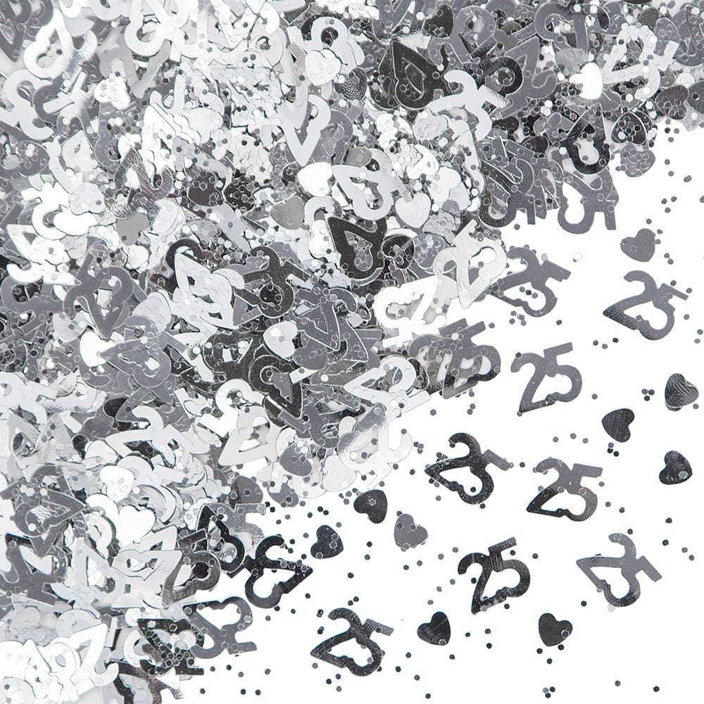 Buy Wedding Anniversary 25th Anniversary confetti sold at Party Expert
