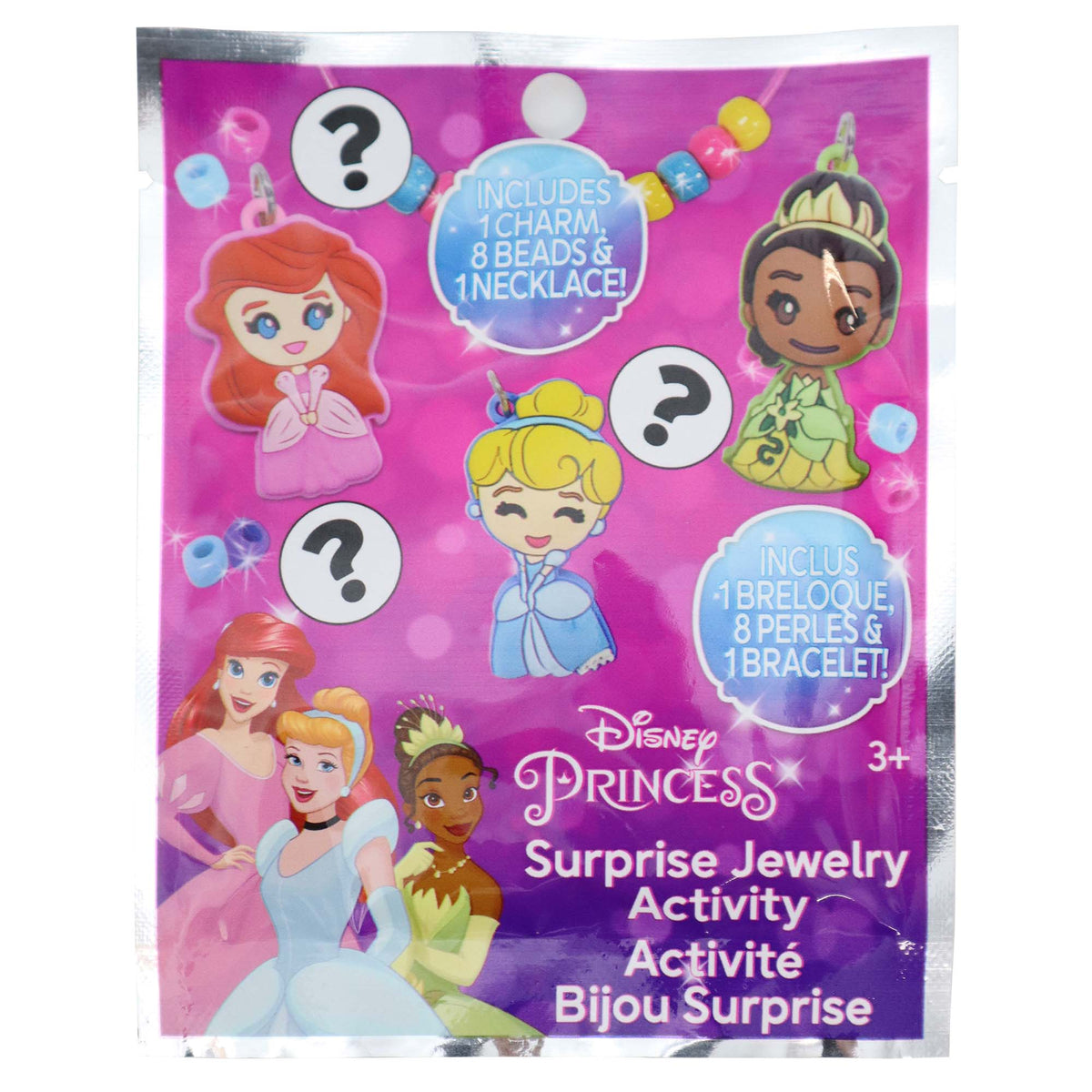 DANAWARES impulse buying Disney Princesses Necklace Surprise, Assortment, 1 Count 029116401761